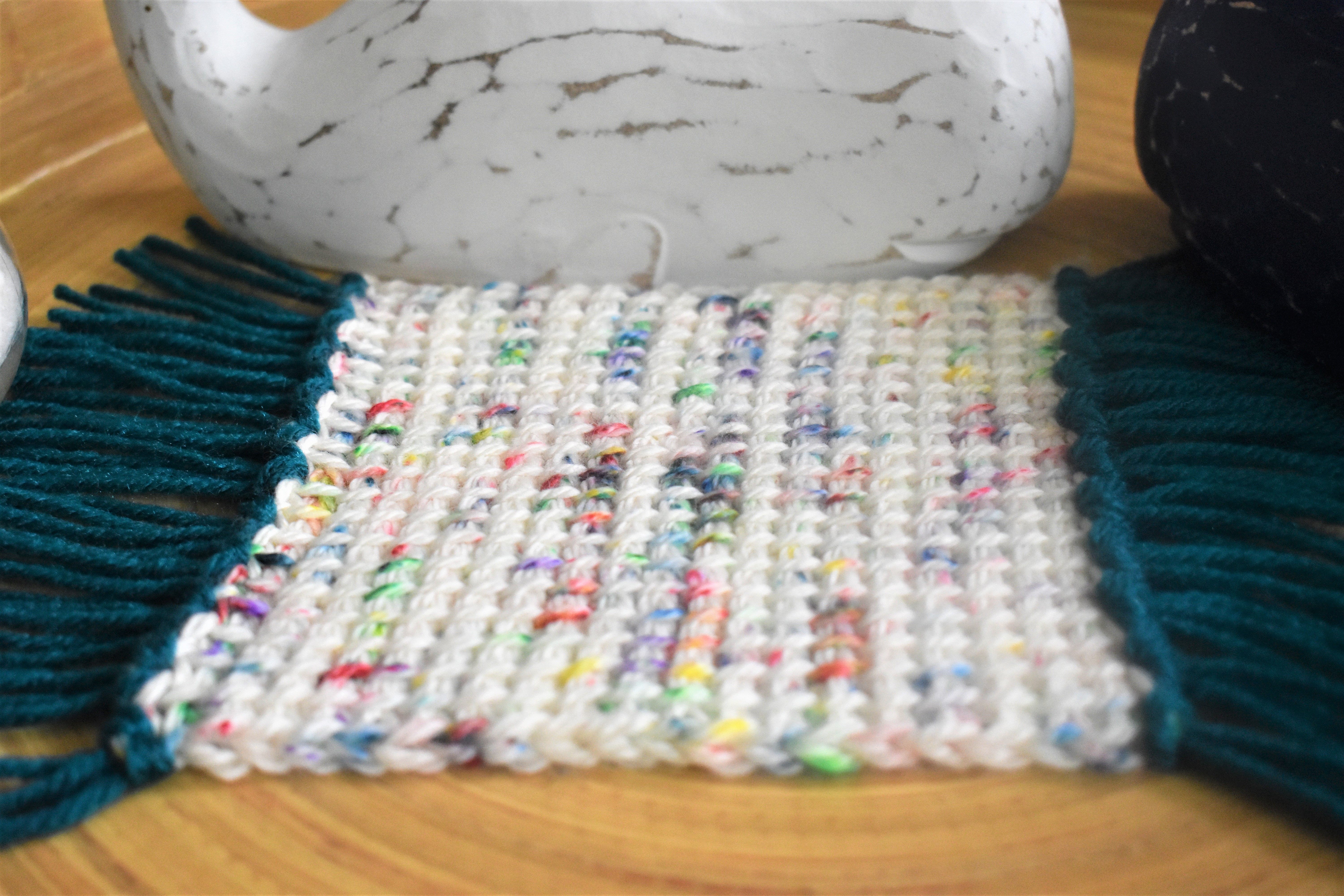 Tapis De Mug Crocheté Motif 4 Juillet (Independence Day) - Neuf Sans étiquettes
